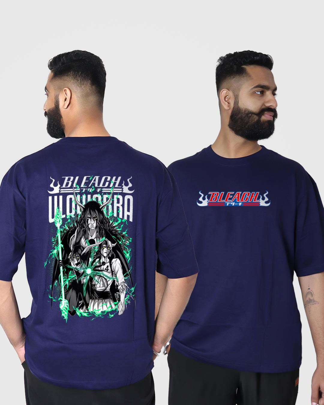 Bleach Print Oversized Tshirt