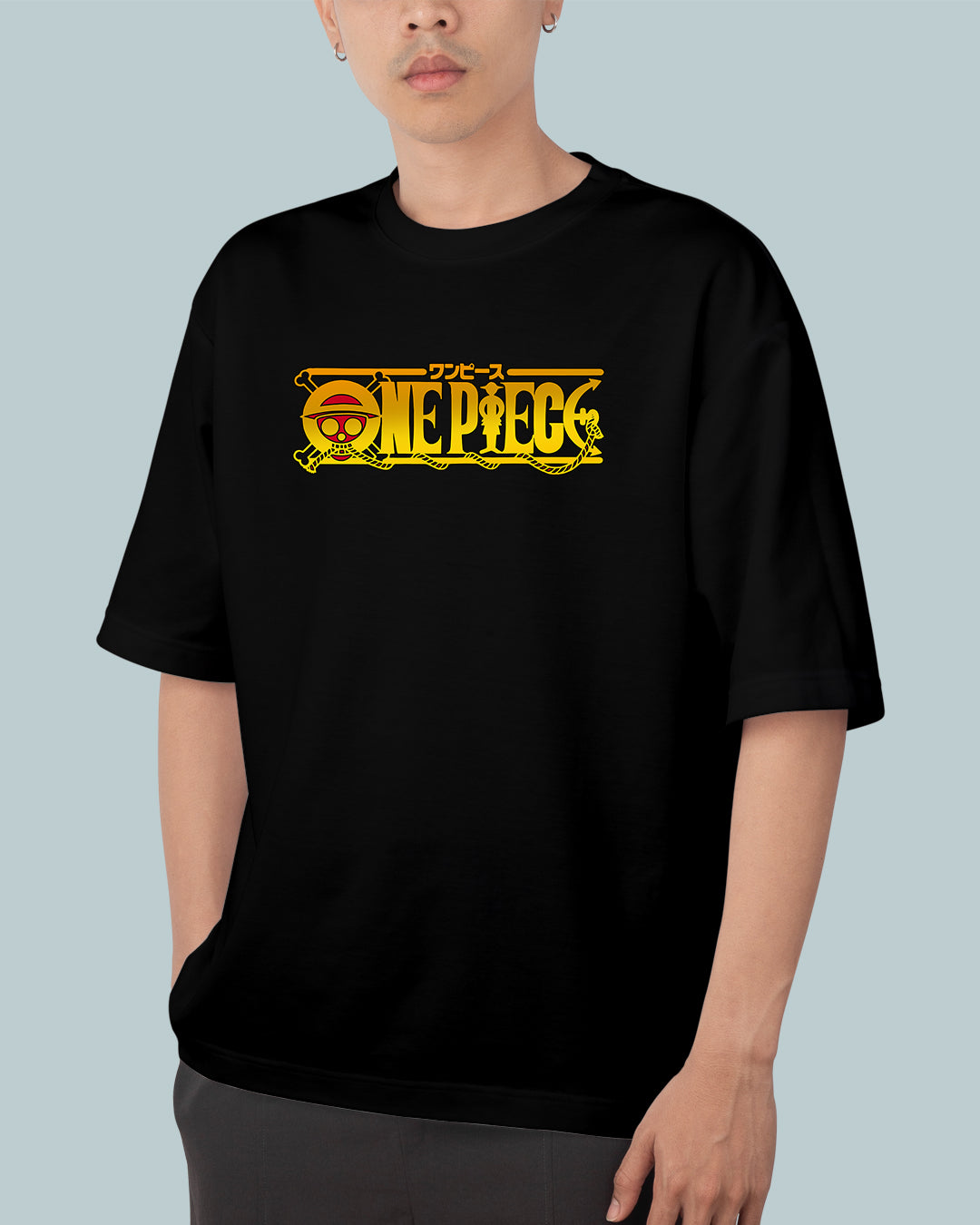 Gear 5 Luffy Print Oversized Tshirt