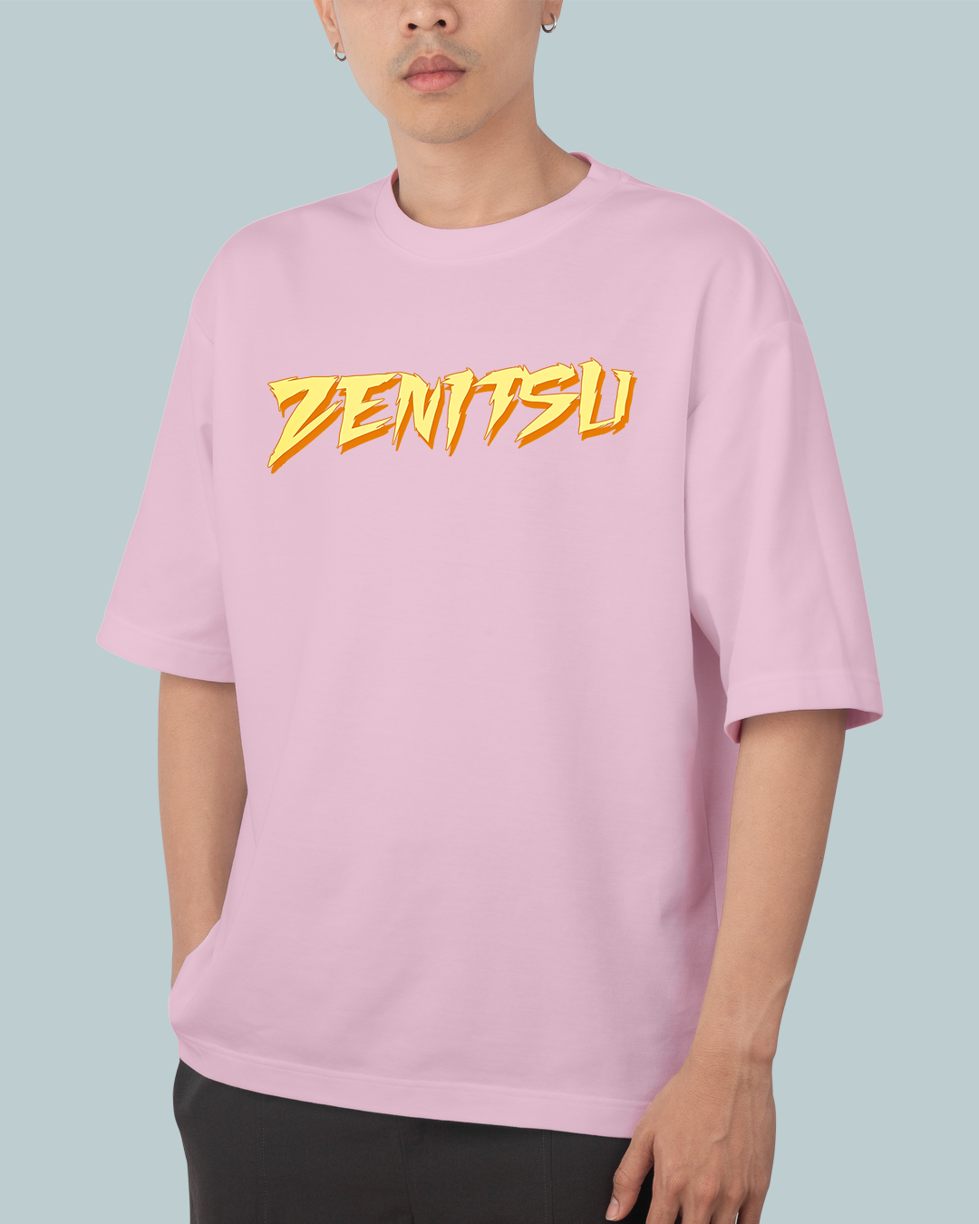 Demon slayer Zenitsu Anime Oversized T Shirt