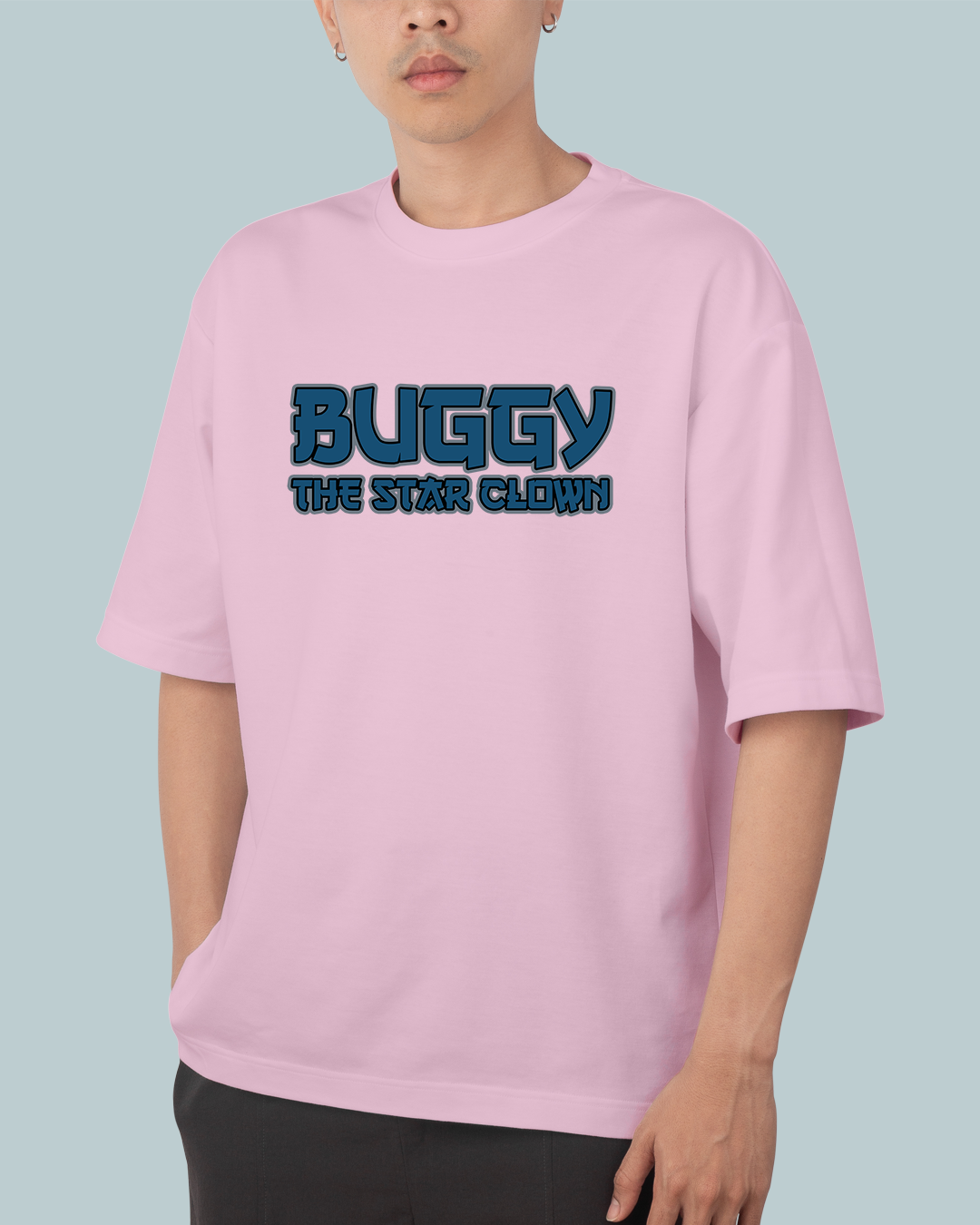 Luffy & Buggy Anime Oversized T Shirt