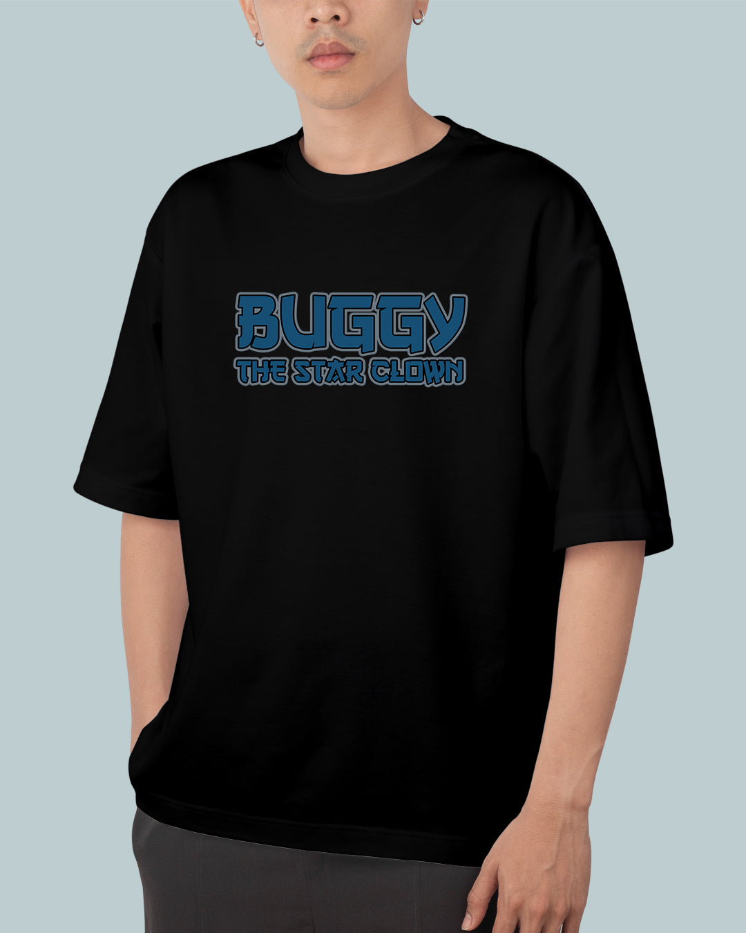 Luffy & Buggy Anime Oversized T Shirt