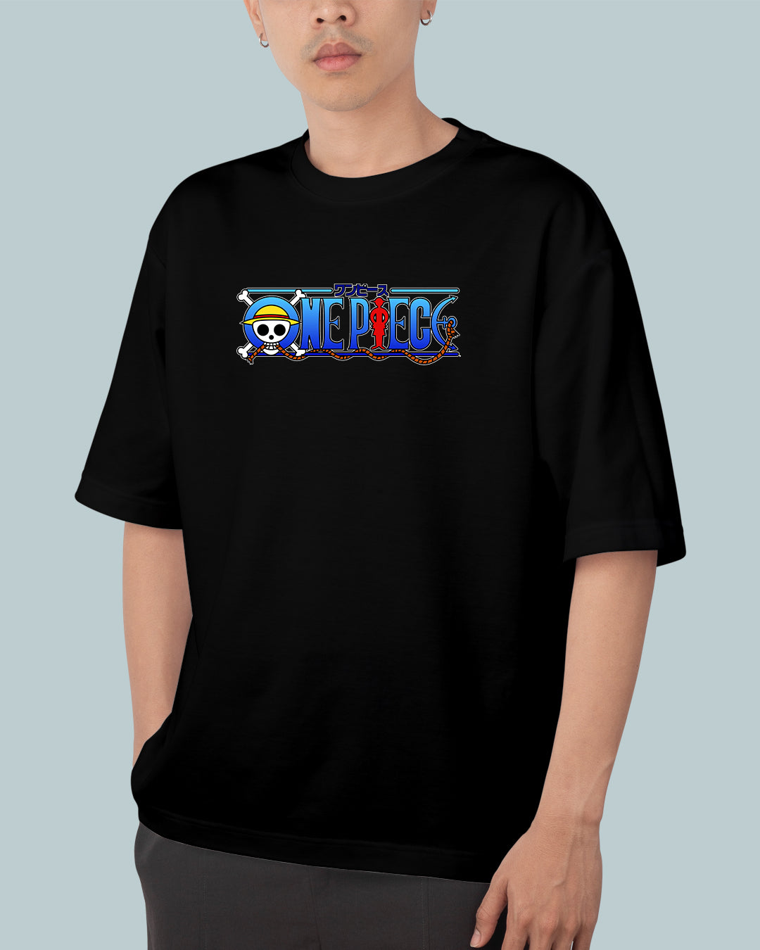 Ace Onepiece Print Oversized tshirt