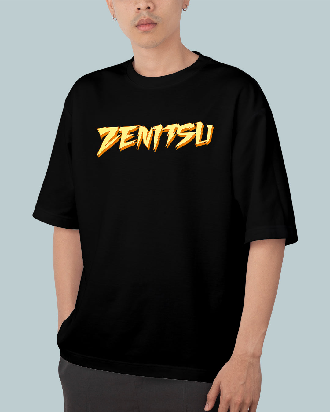 Demon slayer Zenitsu Anime Oversized T Shirt