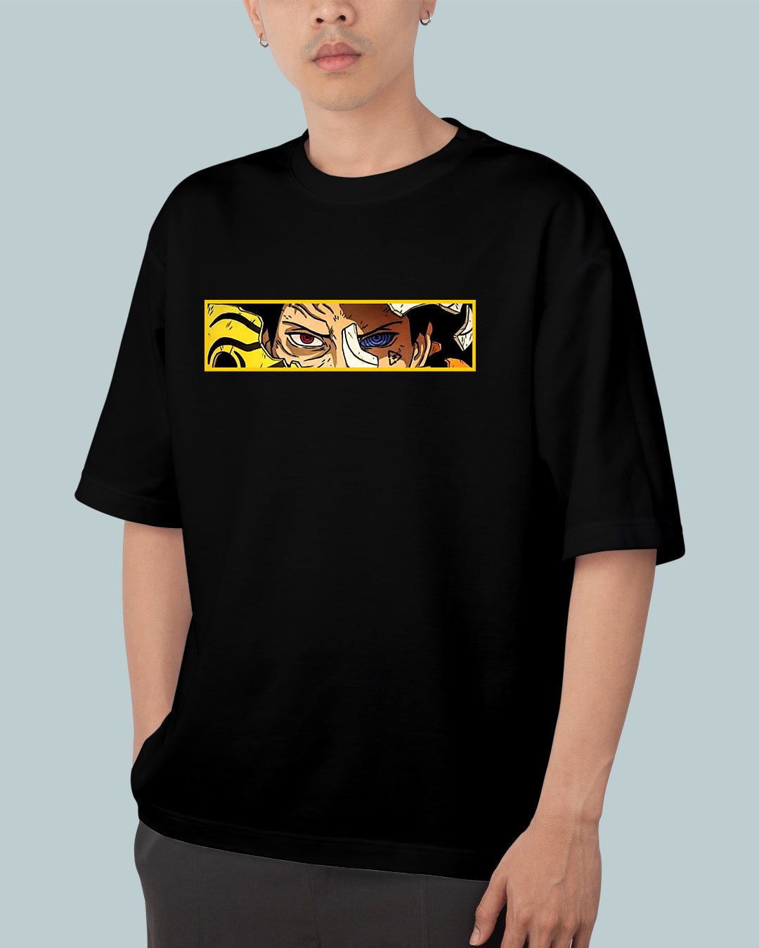 Akatsuki Tobi Naruto Print Oversized Tshirt