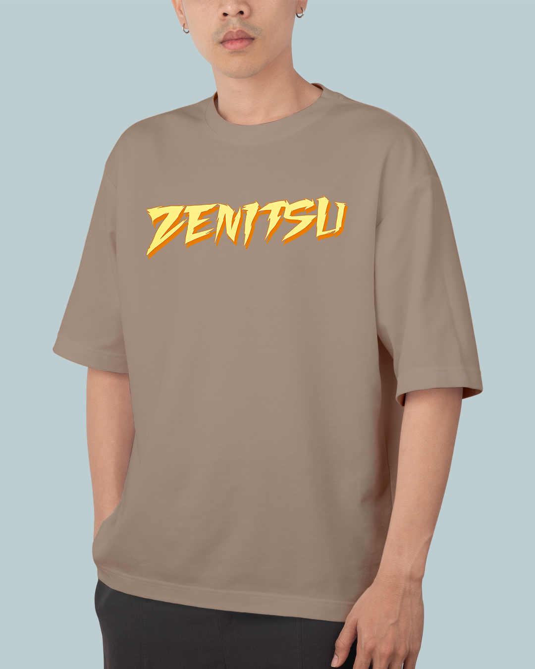 Demon slayer Zenitsu Anime Oversized T Shirt