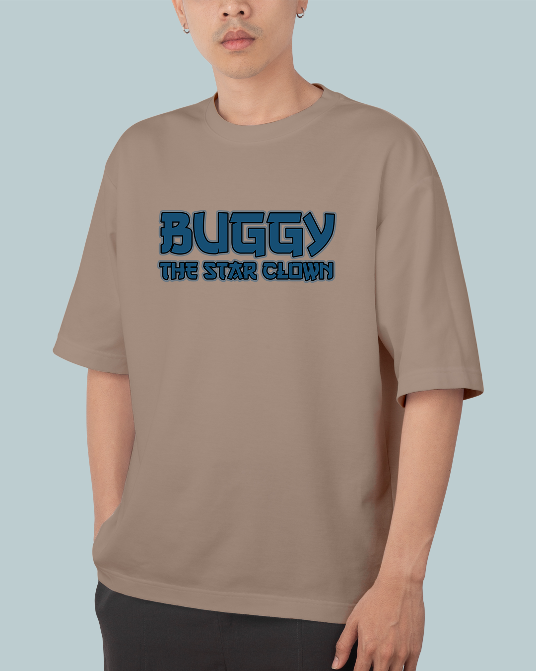 Luffy & Buggy Anime Oversized T Shirt