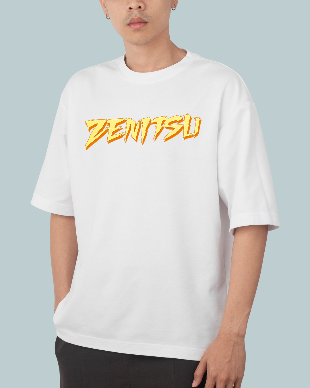 Demon slayer Zenitsu Anime Oversized T Shirt