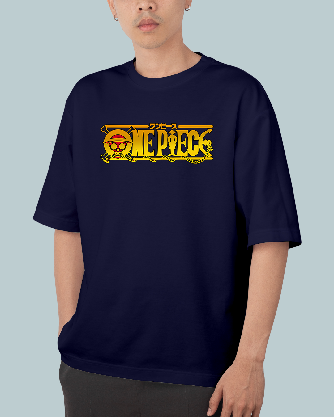 Gear 5 Luffy Print Oversized Tshirt