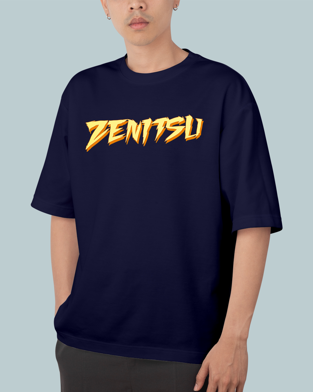 Demon slayer Zenitsu Anime Oversized T Shirt
