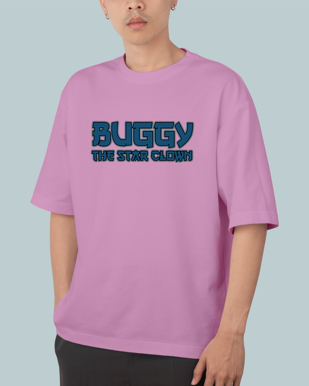 Luffy & Buggy Anime Oversized T Shirt
