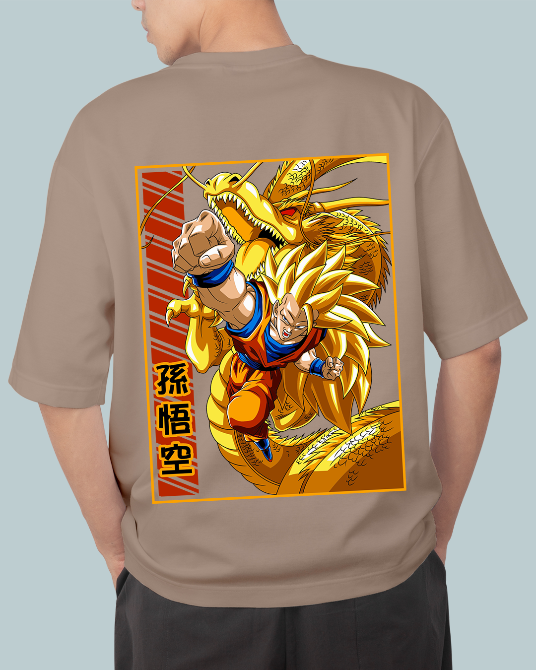 Super Saiyan 3 Goku Oversized T Shirt