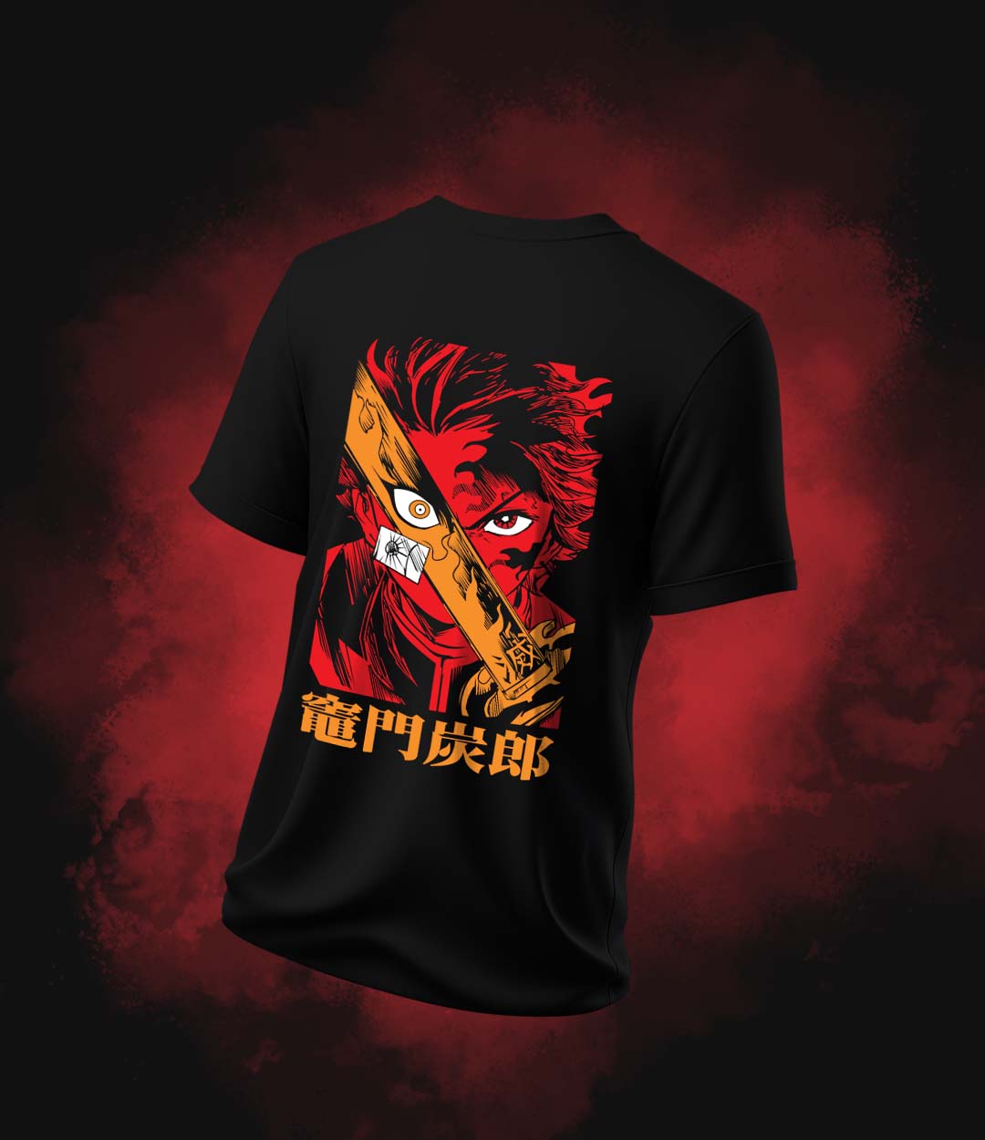 Tanjiro Kamado Demon Slayer Oversized Tshirt