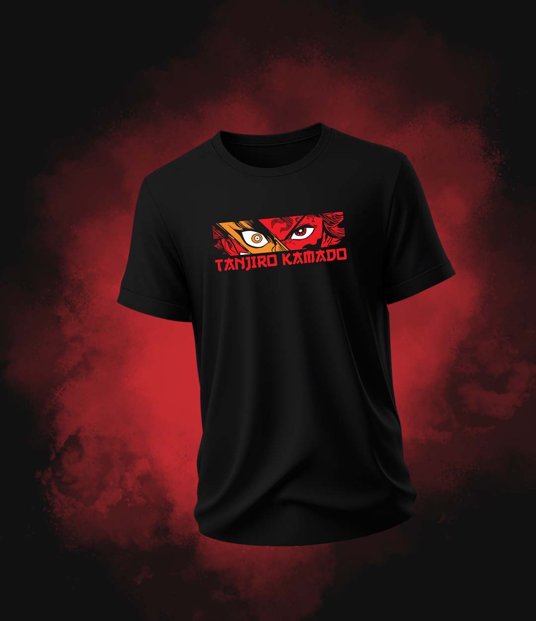 Tanjiro Kamado Demon Slayer Oversized Tshirt
