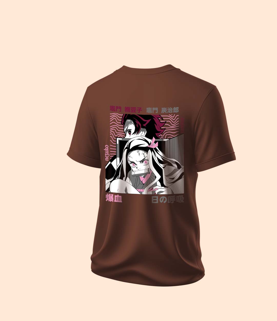 Demon Slayer Tanjiro & Nezuko Oversized Tshirt