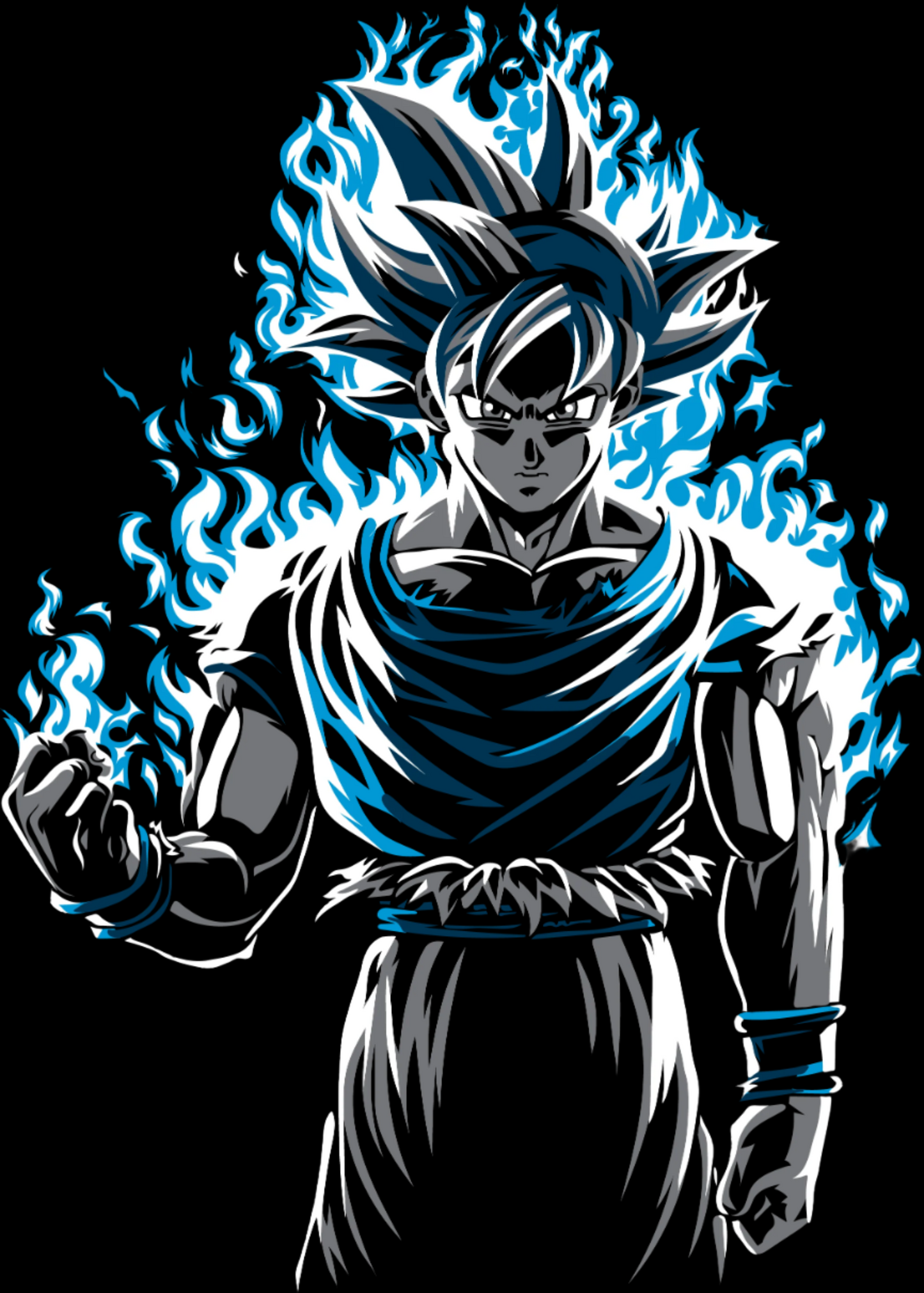 DBZ Goku Oversized tshirt, ultra instinct goku tshirt