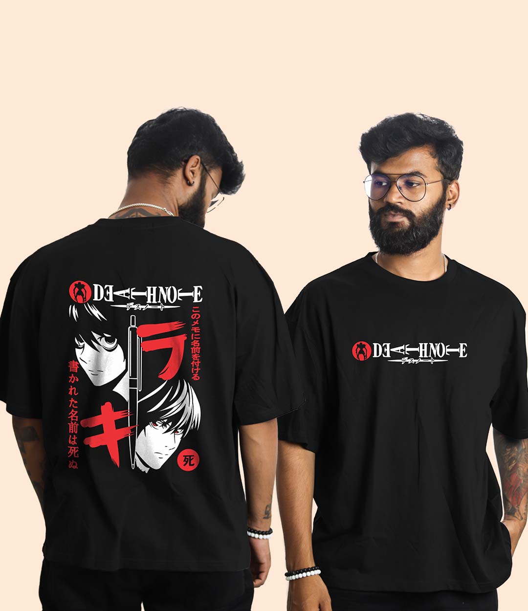 Death Note t shirt, Death note oversized tshirt