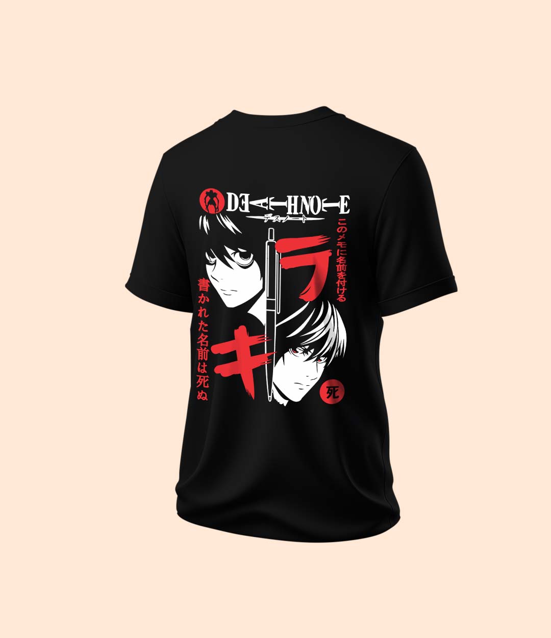 Death Note t shirt, Death note oversized tshirt