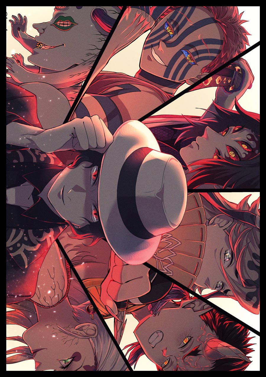 Demon Slayer Wall Posters- Pack of 10
