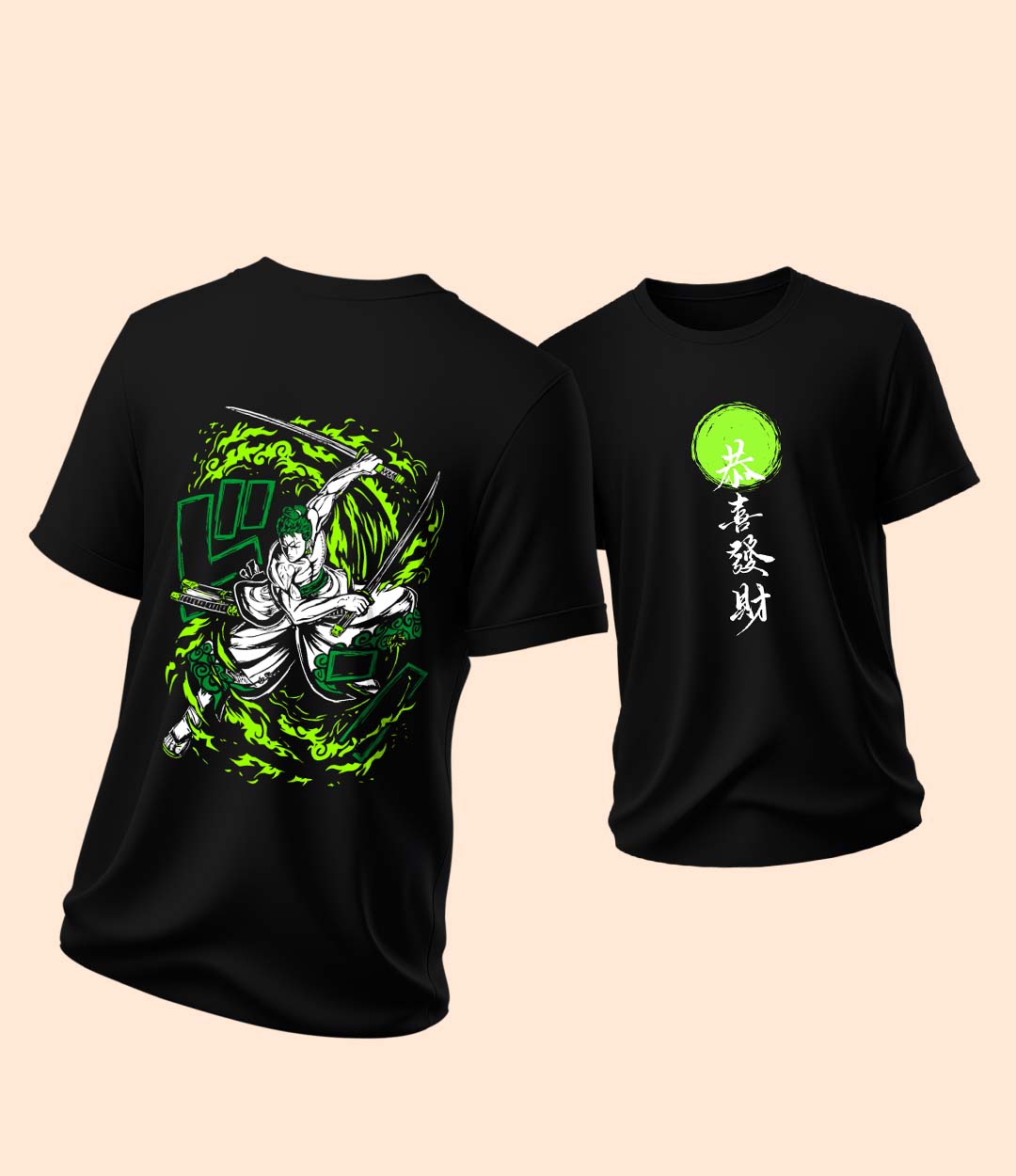 Onepiece Zoro Oversized Tshirt