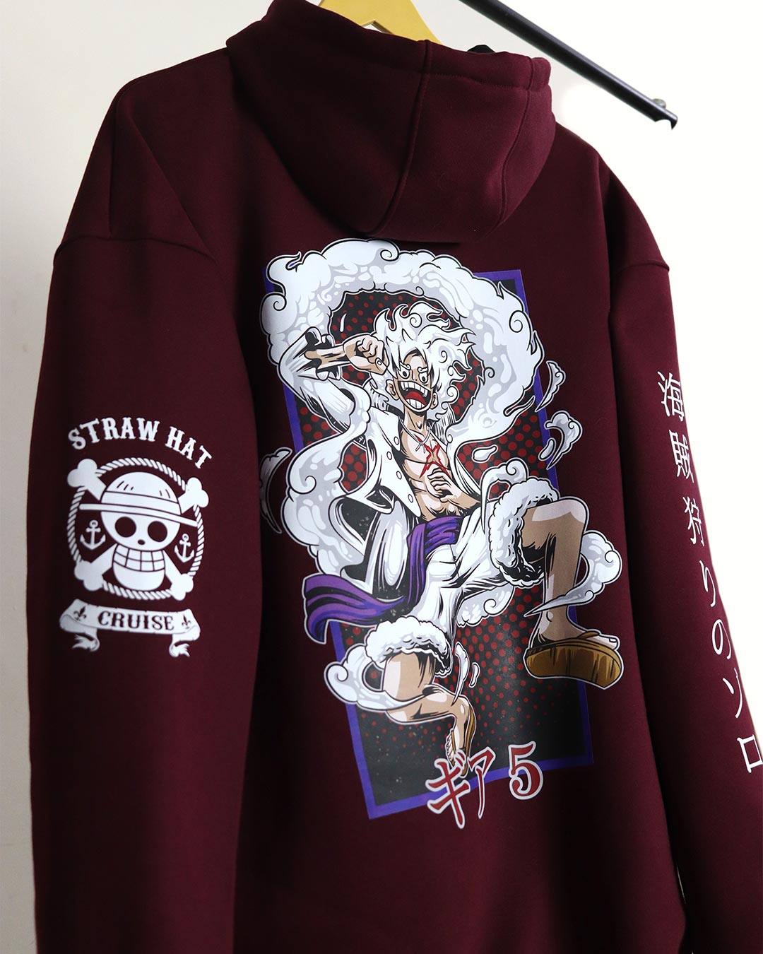Gear 5 Luffy Onepiece Oversized Hoodie