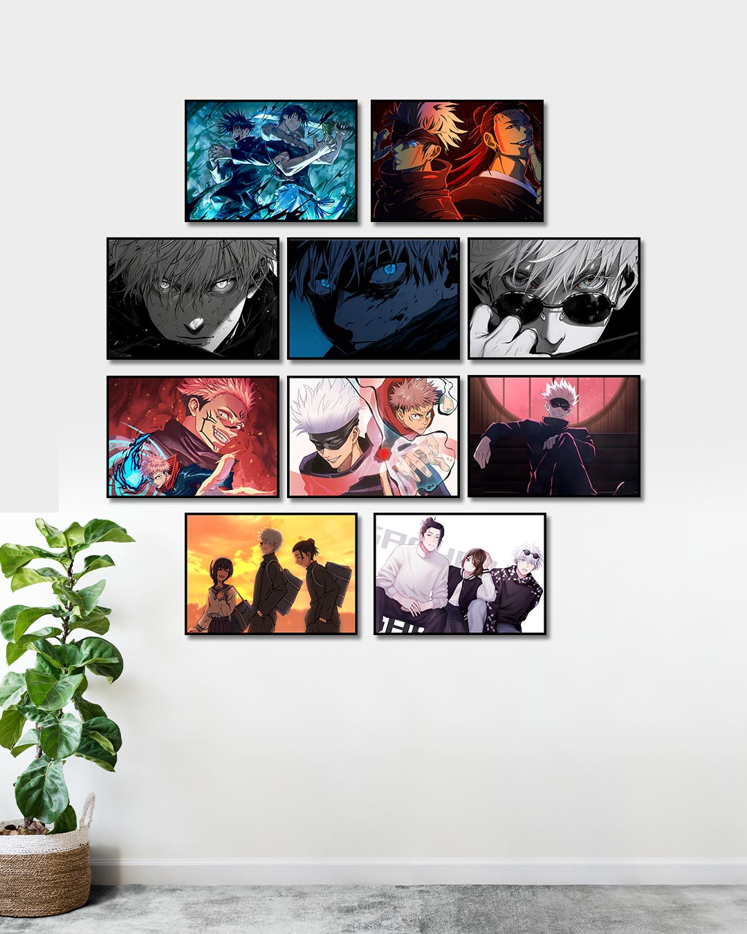 Jujutsu Kaisen Wall Posters- Pack of 10 – Dope Street