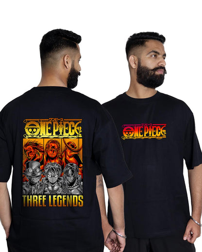 Three Legends Onepiece Print Oversized Tshirt