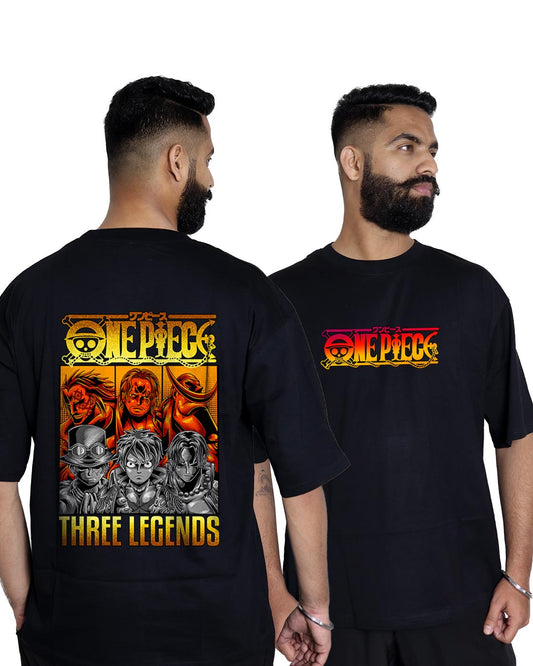Three Legends Onepiece Print Oversized Tshirt