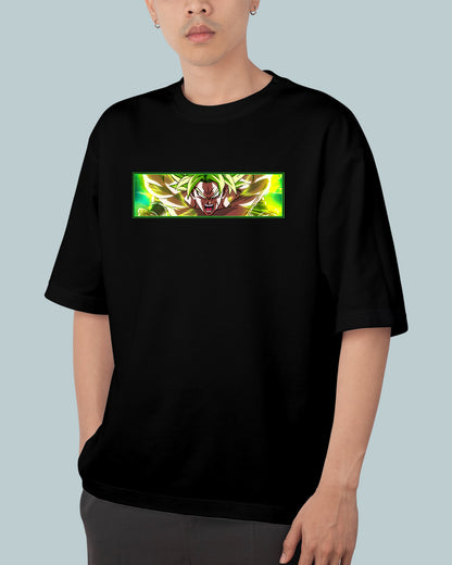DBZ Broly Print Oversized Tshirt