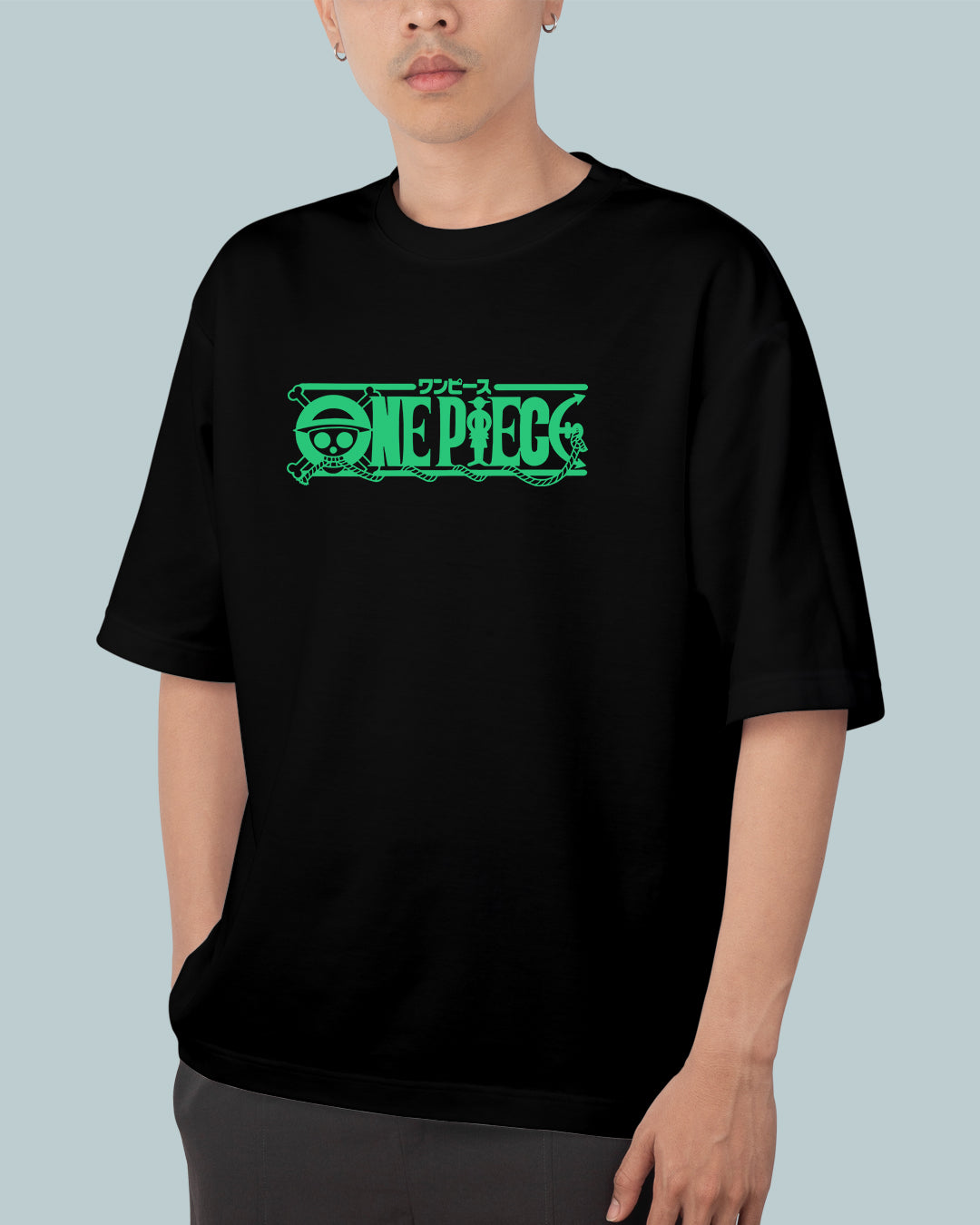 Roronoa Zoro Onepiece Print Oversized Tshirt