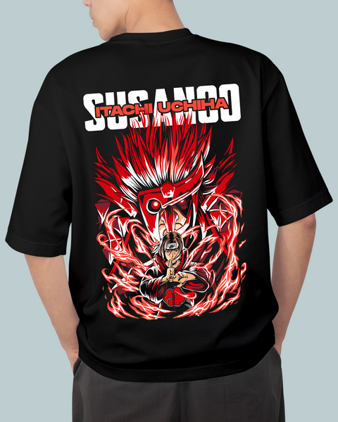 Itachi Uchiha Naruto Anime Oversized TShirt– Dope Street