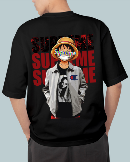 Cool Luffy Anime Oversized T shirt