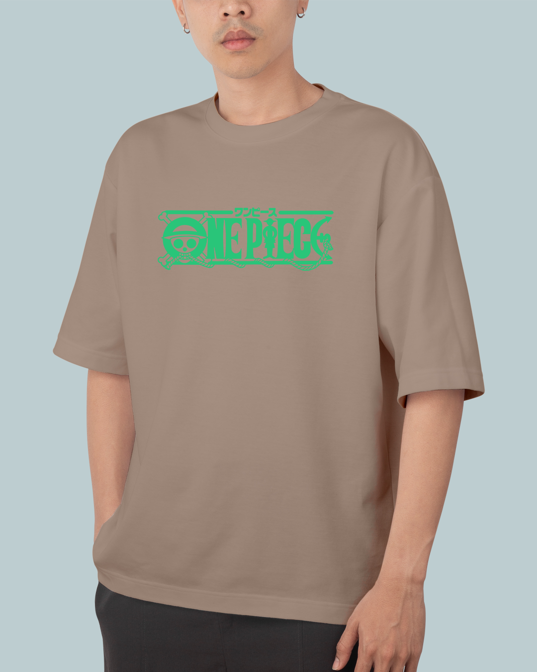 Roronoa Zoro Onepiece Print Oversized Tshirt