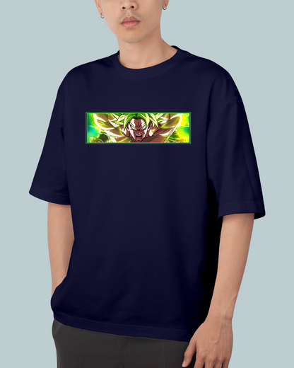 DBZ Broly Print Oversized Tshirt