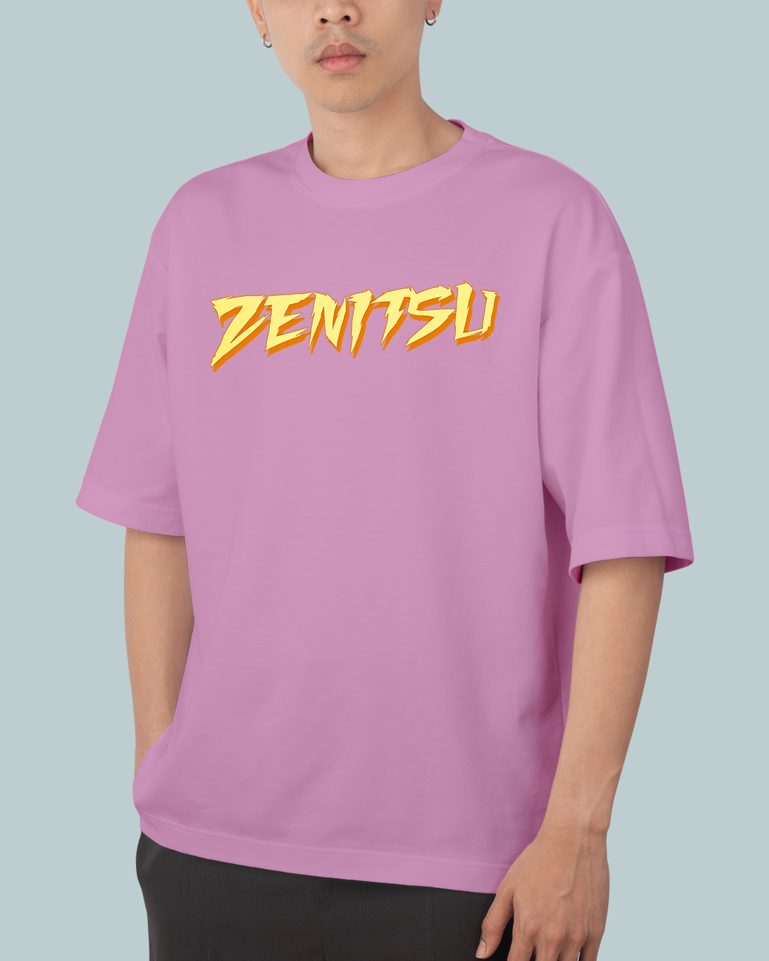 Demon slayer Zenitsu Anime Oversized T Shirt