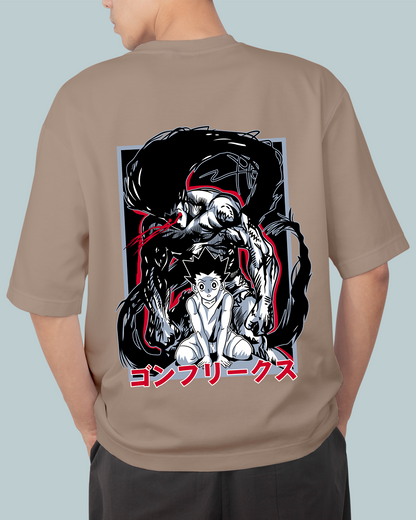 Hunter X Hunter Print Oversized T-Shirt