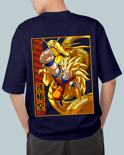 Super Saiyan 3 Goku Oversized T Shirt