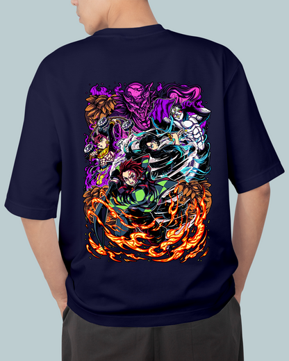 Swordsmith Village Arc Demon Slayer Print Oversized Tshirt