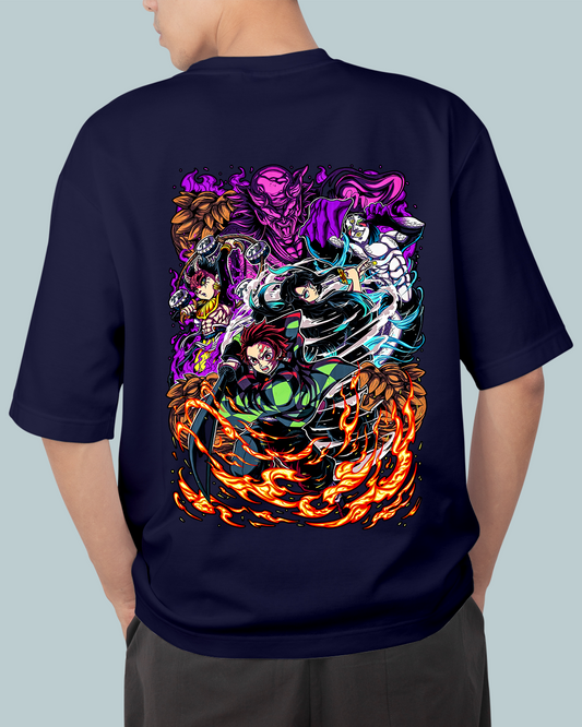 Swordsmith Village Arc Demon Slayer Print Oversized Tshirt