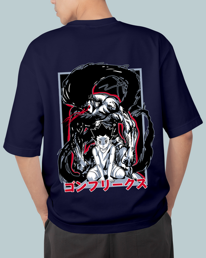 Hunter X Hunter Print Oversized T-Shirt