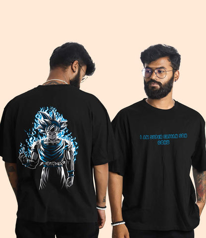 DBZ Goku Oversized tshirt, ultra instinct goku tshirt
