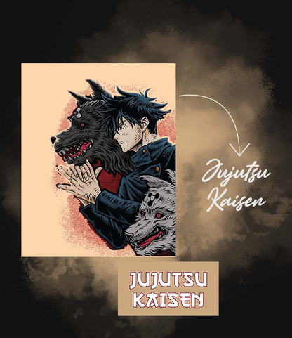 Jujutsu Kaisen Megumi Oversized Tshirt