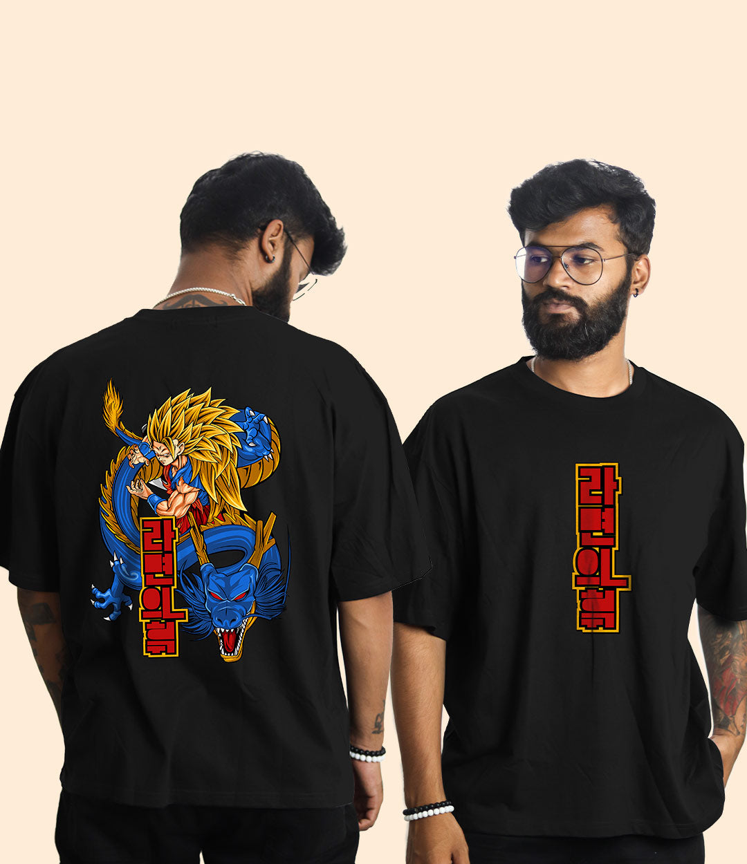 DBZ Goku Print Oversized T-Shirt | 100% Premium Cotton