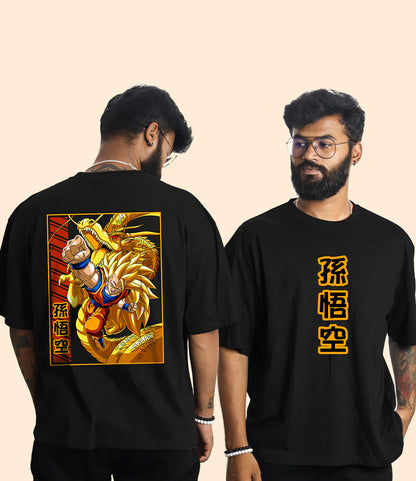 Super Saiyan 3 Goku Oversized T Shirt