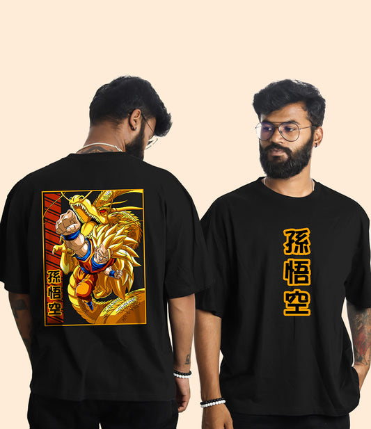Super Saiyan 3 Goku Oversized T Shirt