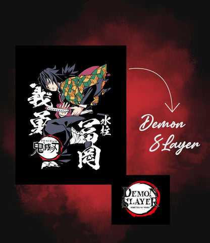 giyu tomioka demon slayer t shirt, giyu demon slayer tshirt, giyu t shirt
