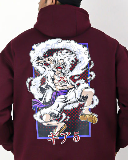 Gear 5 Luffy Onepiece Oversized Hoodie