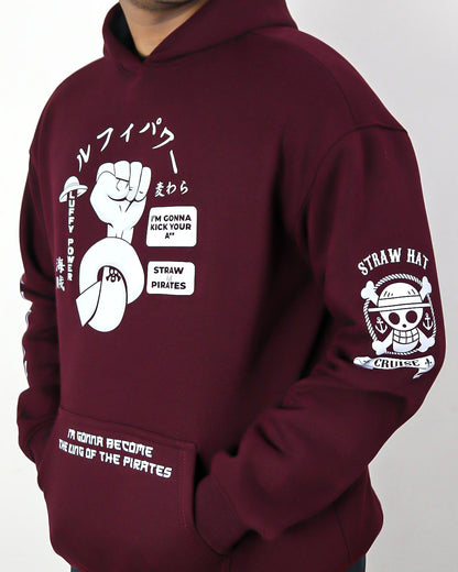 Gear 5 Luffy Onepiece Oversized Hoodie