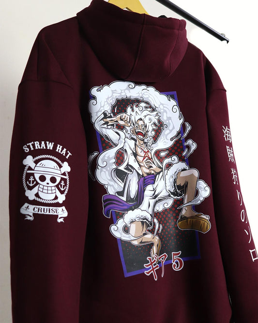 Gear 5 Luffy Onepiece Oversized Hoodie