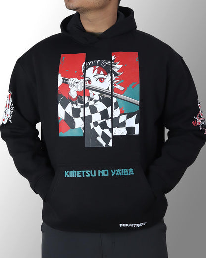 Tanjiro Kamado Demon Slayer Oversized Hoodie