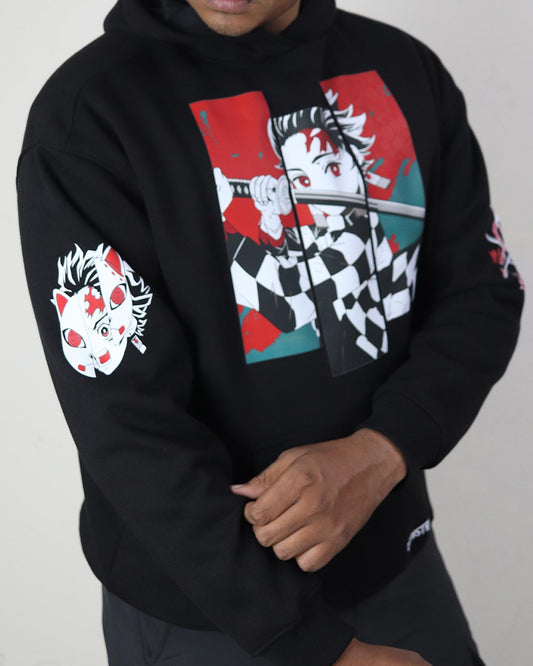 Tanjiro Kamado Demon Slayer Oversized Hoodie